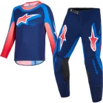FATO ALPINESTARS CRIANÇA SUPERTECH VISTA - AZUL/LARANJA