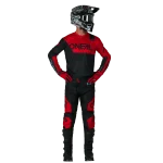 FATO ONEAL ELEMENT RACEWEAR - PRETO/VERMELHO