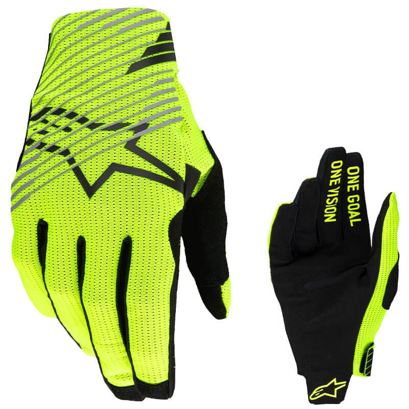 gant-alpinestars-radar-pro-jaune-fluo-2025-cross LUVAS ALPINESTARS RADAR PRO - YELLOW FLUO - Image 1