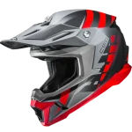 CAPACETE HJC C50 MIRAGE - PRETO/VERMELHO