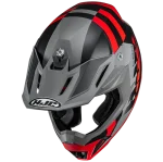 CAPACETE HJC C50 MIRAGE - PRETO/VERMELHO - Image 2