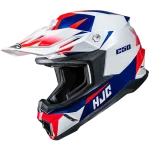 CAPACETE HJC C50 SLIDE - AZUL/VERMELHO