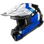 CAPACETE HJC C50 PRIMAL - PRETO/AZUL