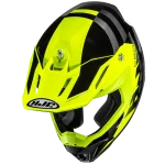 CAPACETE HJC C50 MIRAGE - PRETO/AMARELO FLUO - Image 2
