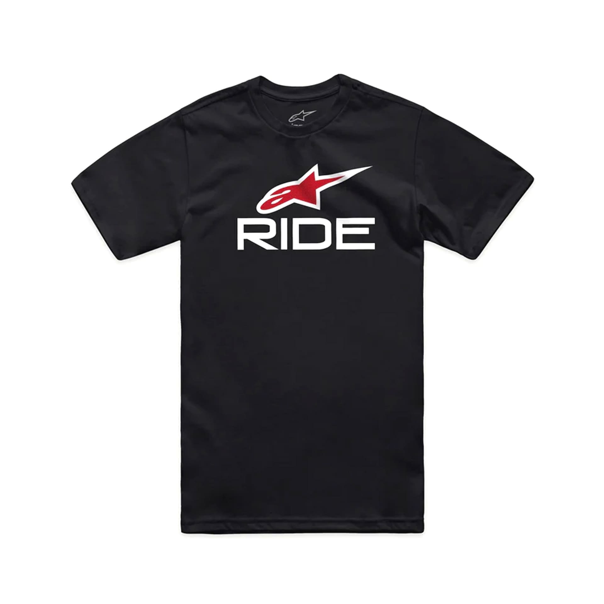 1739460025_850f8db99f691afbd6b70c98cdd0b477 T-SHIRT ALPINESTARS RIDE 4.0 CSF - PRETO/BRANCO/VERMELHO - Image 1