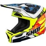 CAPACETE CRIANÇA SHOT FURIOUS KID FLASH - AZUL/AMARELO FLUO