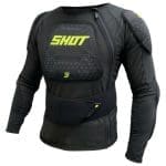 COLETE INTEGRAL SHOT AIRLIGHT - PRETO/AMARELO FLUO