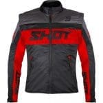 CASACO SHOT LITE SOFTSHELL - PRETO/VERMELHO