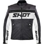 CASACO SHOT LITE SOFTSHELL - PRETO/BRANCO