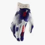 LUVAS 100% ITRACK - AZUL/VERMELHO