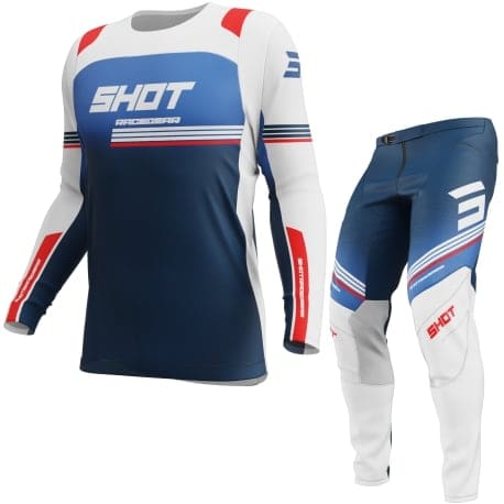 MOTOMX3 FATO SHOT CONTACT LINEAR - AZUL/VERMELHO - Image 1
