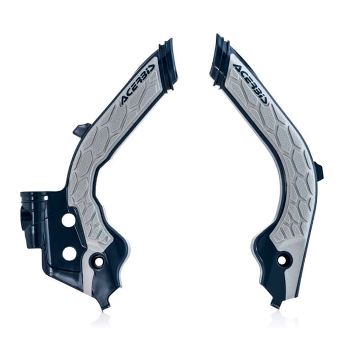 0023600-24-QYBGKDCN PROTEÇÕES DE QUADRO ACERBIS X-GRIP HUSQVARNA TC/FC 19-22 TE/FE 20-23 GASGAS EC 250/300 21-23 - AZUL/CINZENTO - Image 1