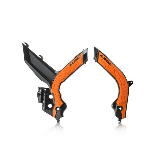 0024009-313-P-HPI97ESF PROTEÇÕES DE QUADRO ACERBIS X-GRIP KTM EXC/EXC-F 20-23 - LARANJA - Image 1