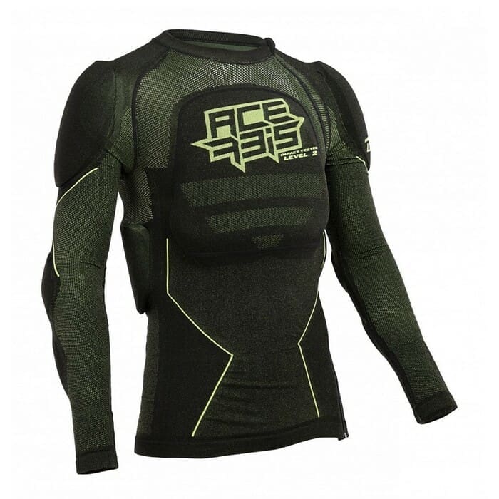 0024534-318-WM9MJYEH COLETE INTEGRAL ACERBIS X-FIT FUTURE - PRETO/AMARELO FLUO - Image 1