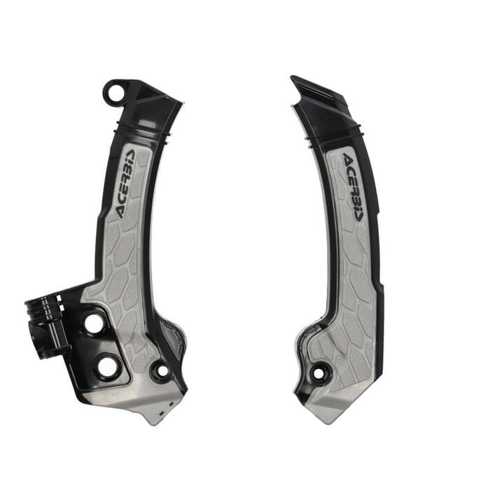 0025337-319-P-JY40SV49 PROTEÇÕES DE QUADRO ACERBIS X-GRIP HUSQVARNA TC/FC 23-26 TE/FE 24-26 - PRETO/CINZENTO - Image 1